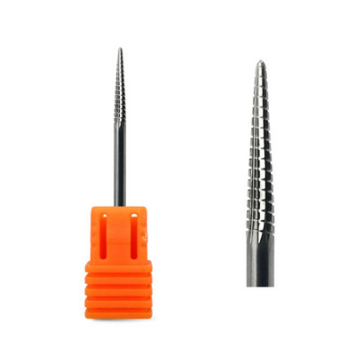 HYTOOS 1 bucă freză din carbură de tungsten burghie pentru unghii 3/32 "biți pentru manichiură accesorii pentru freza instrumente pentru arta unghiilor