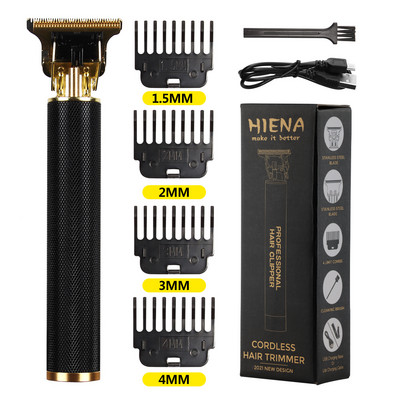 Elektrinis vyriškas skustuvas Žoliapjovė vyrams Barber Razor Cordless T9 Plaukų kirpimo mašina Barzdos žoliapjovė Skutimosi mašina Belaidė