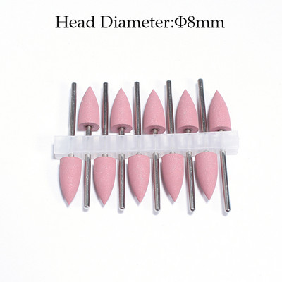 10db szilikon körömfúró gumi manikűr fúró elektromos forgómarók vágó kutikula polírozó szerszámok körömszalon tartozékok