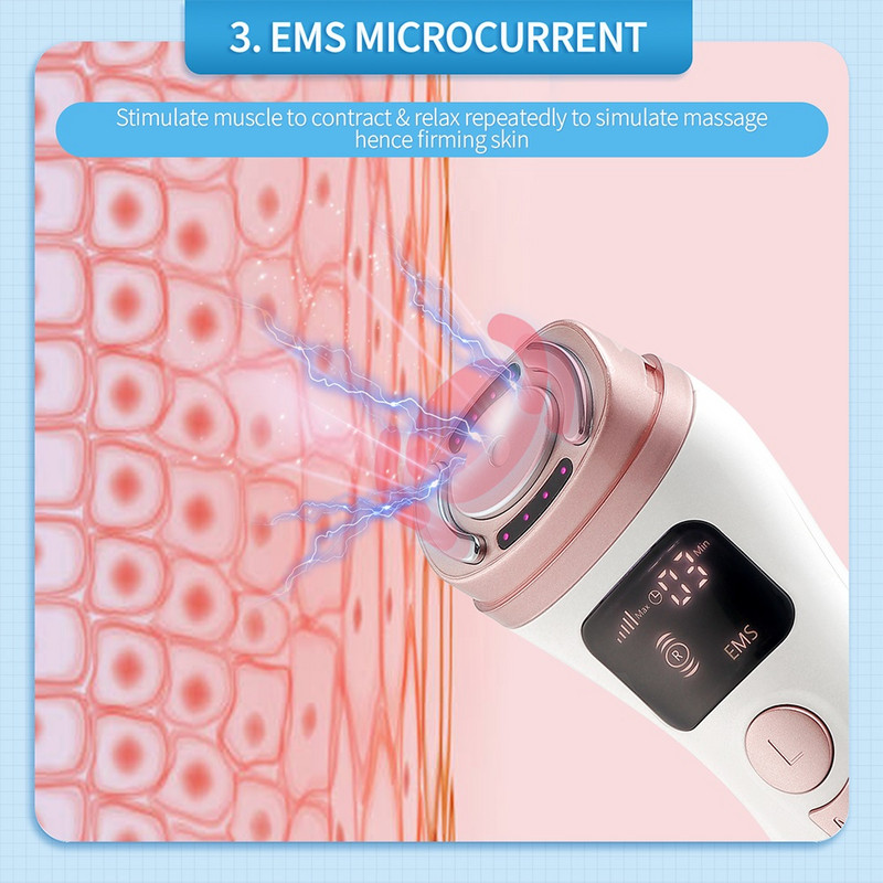 Mini HIFU gép Ultrahangos RF EMS HIFU Facial Lifting Bőrfeszesítő Készülék Arc Álla Nyak Szem Ránctalanító Masszírozó Otthoni használatra