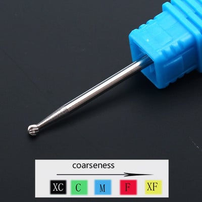 1 buc. Burghie ascuțite din carbură de ceramică pentru găurit pentru unghii, freză pentru freză pentru manichiură, instrumente electrice de pedichiură, accesorii pentru găurit unghii