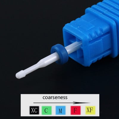 1 buc. Burghie ascuțite din carbură de ceramică pentru găurit pentru unghii, freză pentru freză pentru manichiură, instrumente electrice de pedichiură, accesorii pentru găurit unghii