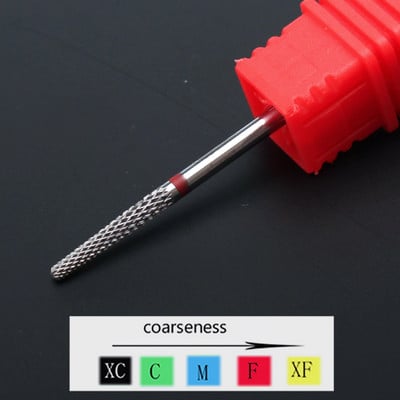 1 buc. Burghie ascuțite din carbură de ceramică pentru găurit pentru unghii, freză pentru freză pentru manichiură, instrumente electrice de pedichiură, accesorii pentru găurit unghii