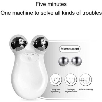 Electric Micro-Current Face Massager 3D EMS Firming Micro Current Deedema Decree Wrinkle Skin Rejuvenation Beauty Instrument