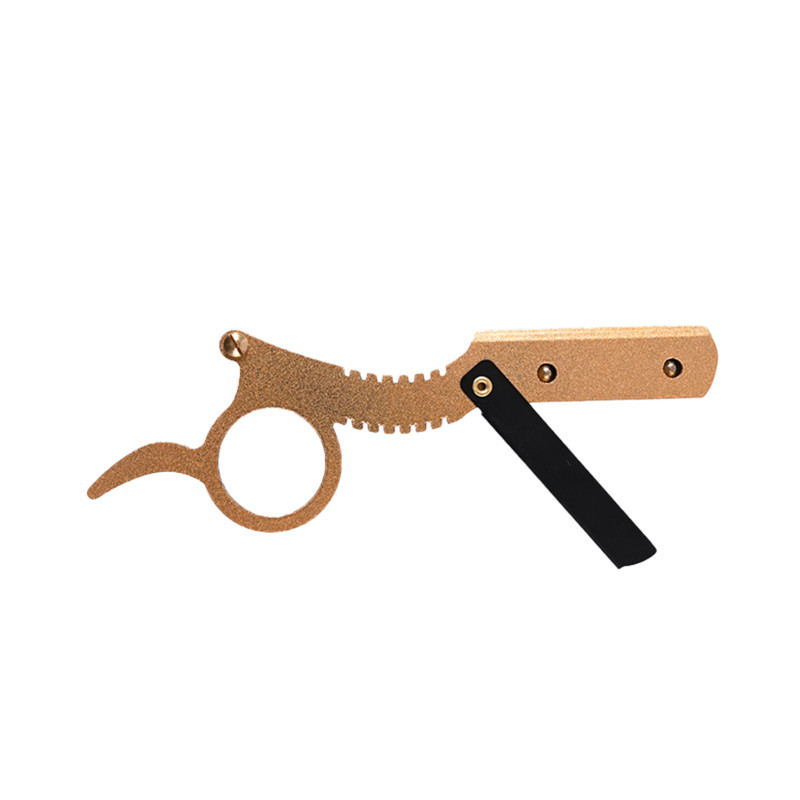 Straight Edge Barber Razor Haircut Beard Browdow Shaving Tool Manual Ξυράφι αποτρίχωσης δεν περιλαμβάνει ξυραφάκι