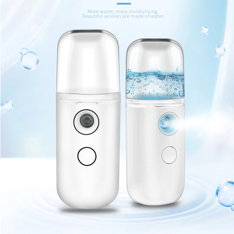 Scrubber cu ultrasunete pentru piele + Curățător electric de pori pentru îndepărtarea punctelor negre + Aburire de față cu spray Nano + instrument de masaj facial + Frumusețea ochilor
