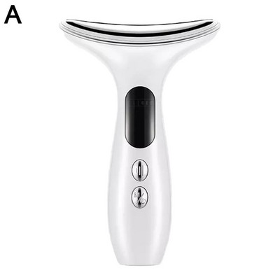 EMS Microcurrent Neck Beauty Device LED Photon Firming Thin Skin Anti Double Care Facial Wrinkle Revenation Massager Face J4H3