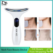 Neck Beauty Device EMS mikroáramú LED foton feszesítő fiatalító ránctalanító vékony dupla állú bőrápoló arcmasszírozó