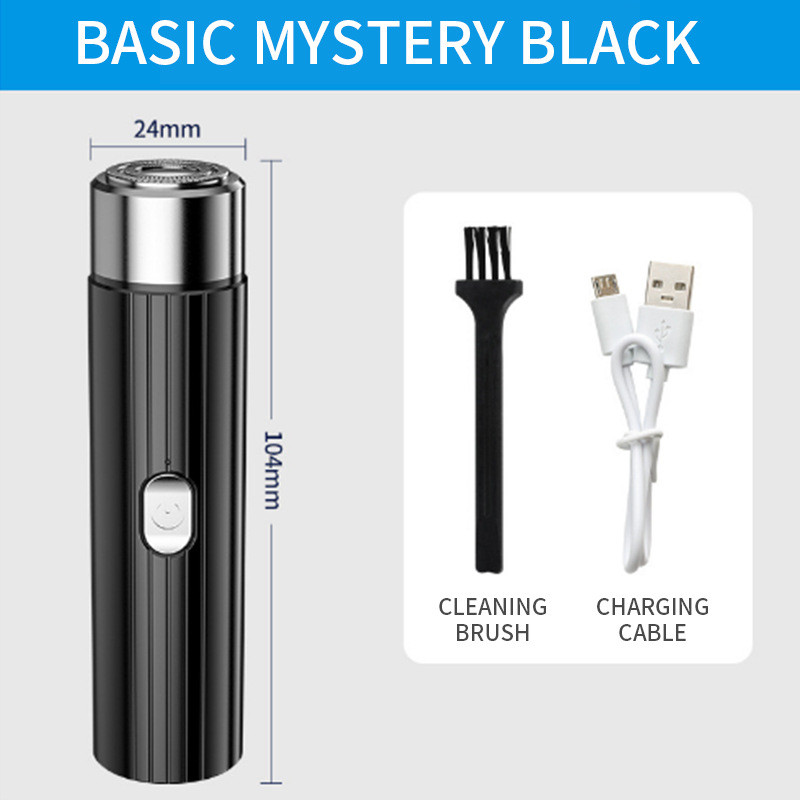 Prijenosni džepni muški brijač s USB punjenjem Plutajući brijač za automobil Mini električna aluminijska legura