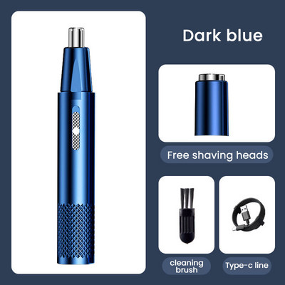 Mașină de tuns electrică pentru nas, reîncărcabilă, multi-kinetică, două în unu, unisex, complet automată, lavabilă, pentru bărbierit.