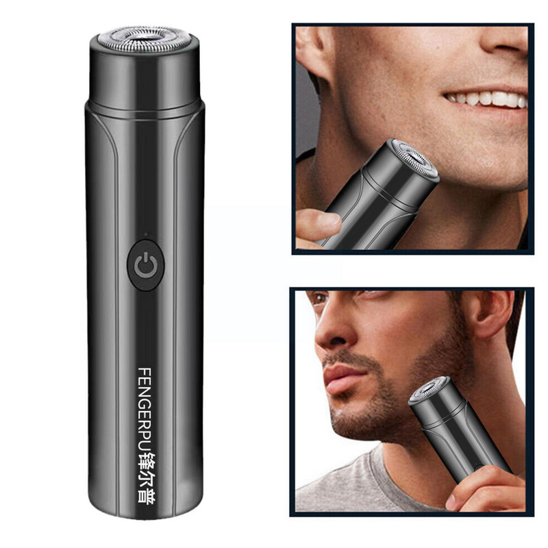 Elektromos borotva szakállborotvák Újratölthető ápoló forgóborotva férfiaknak Hordozható utazási elektromos borotva Mosható elektromos M7R1