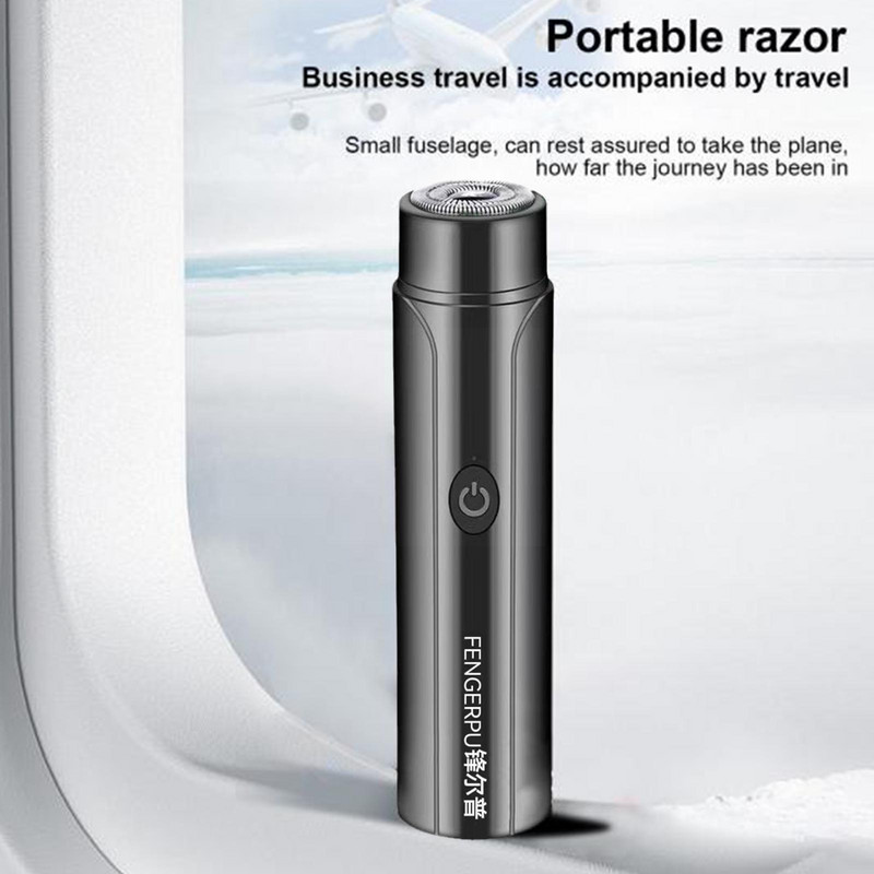 Elektromos borotva szakállborotvák Újratölthető ápoló forgóborotva férfiaknak Hordozható utazási elektromos borotva Mosható elektromos M7R1