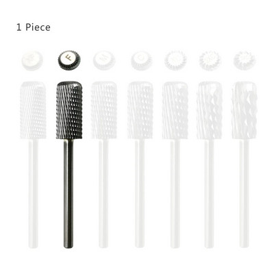 HYTOOS Burghie din carbură pentru unghii Burghie rotative Freze pentru îndepărtarea așchiilor inversate Freză pentru manichiură Instrument de accesorii pentru unghii