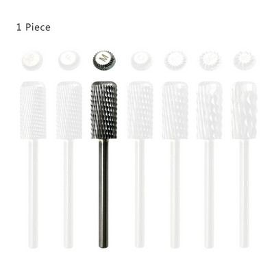 HYTOOS Burghie din carbură pentru unghii Burghie rotative Freze pentru îndepărtarea așchiilor inversate Freză pentru manichiură Instrument de accesorii pentru unghii