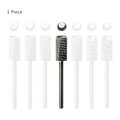 HYTOOS Burghie din carbură pentru unghii Burghie rotative Freze pentru îndepărtarea așchiilor inversate Freză pentru manichiură Instrument de accesorii pentru unghii