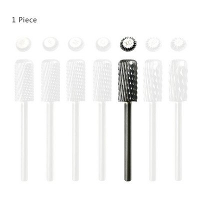HYTOOS Burghie din carbură pentru unghii Burghie rotative Freze pentru îndepărtarea așchiilor inversate Freză pentru manichiură Instrument de accesorii pentru unghii
