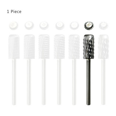HYTOOS Burghie din carbură pentru unghii Burghie rotative Freze pentru îndepărtarea așchiilor inversate Freză pentru manichiură Instrument de accesorii pentru unghii