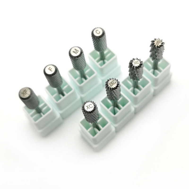 HYTOOS Burghie din carbură pentru unghii Burghie rotative Freze pentru îndepărtarea așchiilor inversate Freză pentru manichiură Instrument de accesorii pentru unghii