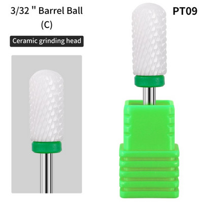 Manikura Zamjena za poliranje keramike Uklanjanje oklopa Alat za mrtvu kožu Električna brusilica za nokte Pribor Svrdlo