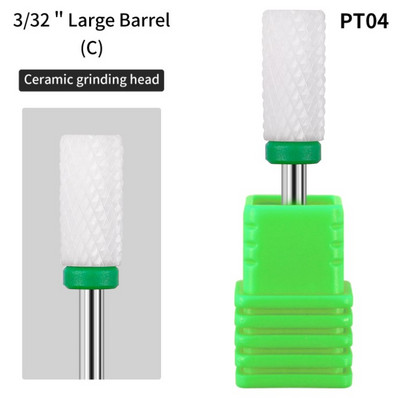 Manikura Zamjena za poliranje keramike Uklanjanje oklopa Alat za mrtvu kožu Električna brusilica za nokte Pribor Svrdlo