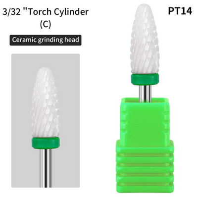 Manikura Zamjena za poliranje keramike Uklanjanje oklopa Alat za mrtvu kožu Električna brusilica za nokte Pribor Svrdlo