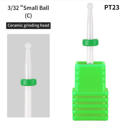 Manikura Zamjena za poliranje keramike Uklanjanje oklopa Alat za mrtvu kožu Električna brusilica za nokte Pribor Svrdlo