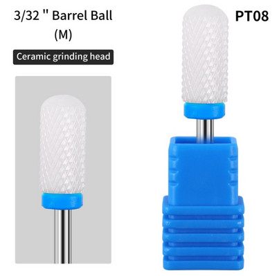 Manikura Zamjena za poliranje keramike Uklanjanje oklopa Alat za mrtvu kožu Električna brusilica za nokte Pribor Svrdlo