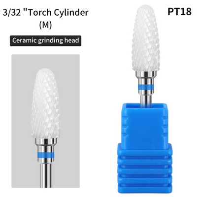 Manikura Zamjena za poliranje keramike Uklanjanje oklopa Alat za mrtvu kožu Električna brusilica za nokte Pribor Svrdlo