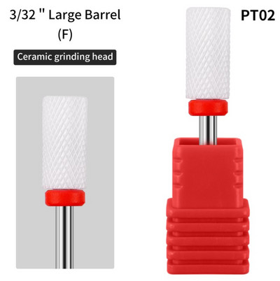 Manikura Zamjena za poliranje keramike Uklanjanje oklopa Alat za mrtvu kožu Električna brusilica za nokte Pribor Svrdlo
