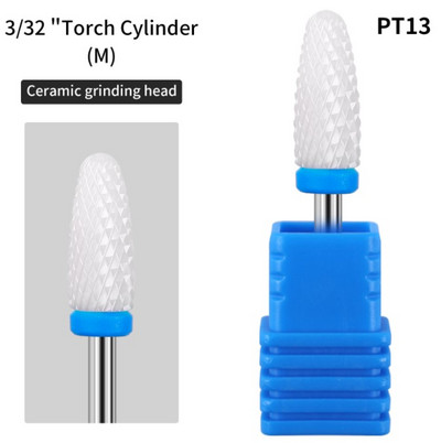 Manikura Zamjena za poliranje keramike Uklanjanje oklopa Alat za mrtvu kožu Električna brusilica za nokte Pribor Svrdlo