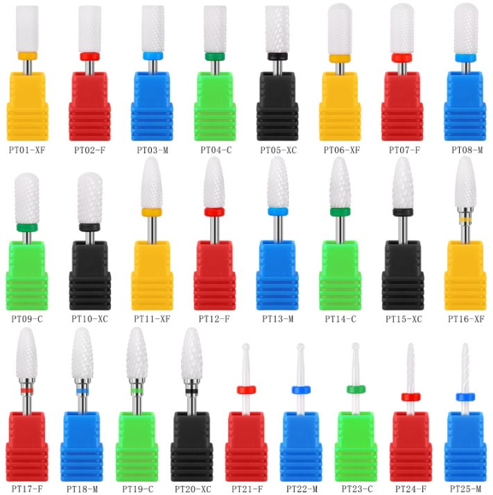 Manikura Zamjena za poliranje keramike Uklanjanje oklopa Alat za mrtvu kožu Električna brusilica za nokte Pribor Svrdlo