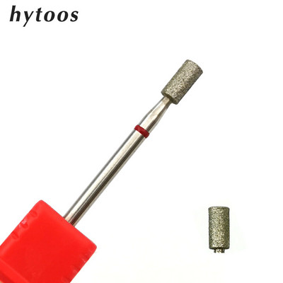 HYTOOS Fine Grit Russian Cuticule Bit Barrel Диамантени свредла за нокти Електрическа бормашина за маникюр Ротационна бормашина Аксесоари за нокти