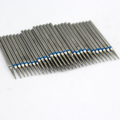 50 buc/pachet Seturi de burghie rotative pentru unghii cu diamante Freze electrice pentru manichiură Accesoriu pentru curățarea unghiilor Îndepărtarea pielii moarte