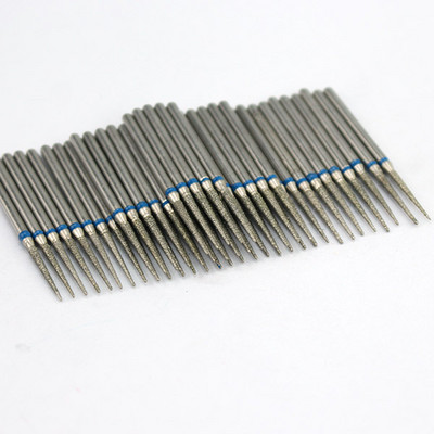 50 buc/pachet Seturi de burghie rotative pentru unghii cu diamante Freze electrice pentru manichiură Accesoriu pentru curățarea unghiilor Îndepărtarea pielii moarte