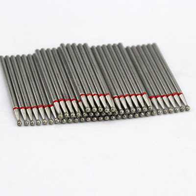 50 buc/pachet Seturi de burghie rotative pentru unghii cu diamante Freze electrice pentru manichiură Accesoriu pentru curățarea unghiilor Îndepărtarea pielii moarte