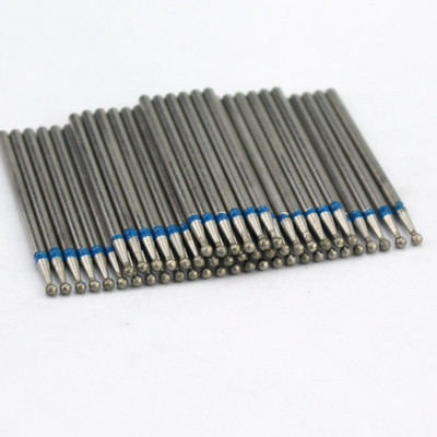 50 buc/pachet Seturi de burghie rotative pentru unghii cu diamante Freze electrice pentru manichiură Accesoriu pentru curățarea unghiilor Îndepărtarea pielii moarte