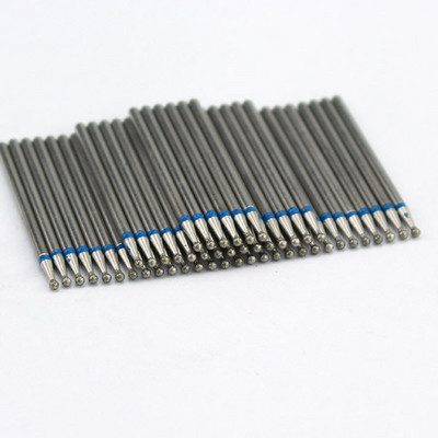 50 buc/pachet Seturi de burghie rotative pentru unghii cu diamante Freze electrice pentru manichiură Accesoriu pentru curățarea unghiilor Îndepărtarea pielii moarte