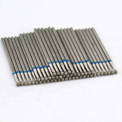 50 buc/pachet Seturi de burghie rotative pentru unghii cu diamante Freze electrice pentru manichiură Accesoriu pentru curățarea unghiilor Îndepărtarea pielii moarte