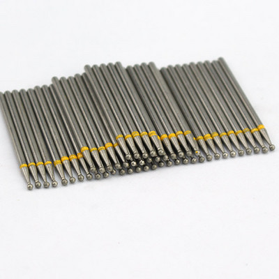 50 buc/pachet Seturi de burghie rotative pentru unghii cu diamante Freze electrice pentru manichiură Accesoriu pentru curățarea unghiilor Îndepărtarea pielii moarte