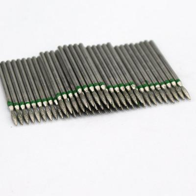 50 buc/pachet Seturi de burghie rotative pentru unghii cu diamante Freze electrice pentru manichiură Accesoriu pentru curățarea unghiilor Îndepărtarea pielii moarte