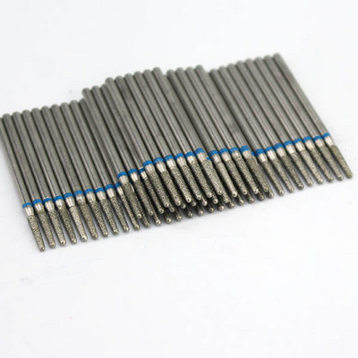 50 buc/pachet Seturi de burghie rotative pentru unghii cu diamante Freze electrice pentru manichiură Accesoriu pentru curățarea unghiilor Îndepărtarea pielii moarte