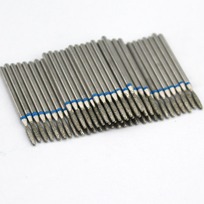 50 buc/pachet Seturi de burghie rotative pentru unghii cu diamante Freze electrice pentru manichiură Accesoriu pentru curățarea unghiilor Îndepărtarea pielii moarte