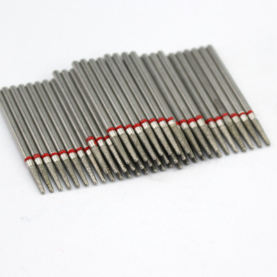 50 buc/pachet Seturi de burghie rotative pentru unghii cu diamante Freze electrice pentru manichiură Accesoriu pentru curățarea unghiilor Îndepărtarea pielii moarte