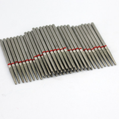 50 buc/pachet Seturi de burghie rotative pentru unghii cu diamante Freze electrice pentru manichiură Accesoriu pentru curățarea unghiilor Îndepărtarea pielii moarte