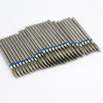 50 buc/pachet Seturi de burghie rotative pentru unghii cu diamante Freze electrice pentru manichiură Accesoriu pentru curățarea unghiilor Îndepărtarea pielii moarte