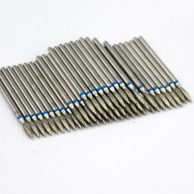 50 buc/pachet Seturi de burghie rotative pentru unghii cu diamante Freze electrice pentru manichiură Accesoriu pentru curățarea unghiilor Îndepărtarea pielii moarte