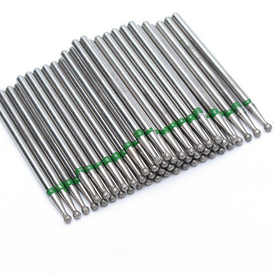 50 buc/pachet Seturi de burghie rotative pentru unghii cu diamante Freze electrice pentru manichiură Accesoriu pentru curățarea unghiilor Îndepărtarea pielii moarte