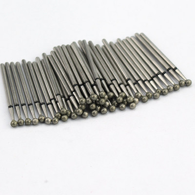 50 buc/pachet Seturi de burghie rotative pentru unghii cu diamante Freze electrice pentru manichiură Accesoriu pentru curățarea unghiilor Îndepărtarea pielii moarte