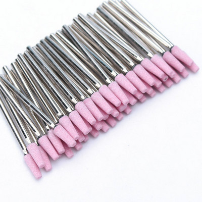 50 buc/pachet Seturi de burghie rotative pentru unghii cu diamante Freze electrice pentru manichiură Accesoriu pentru curățarea unghiilor Îndepărtarea pielii moarte