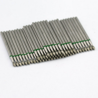 50 buc/pachet Seturi de burghie rotative pentru unghii cu diamante Freze electrice pentru manichiură Accesoriu pentru curățarea unghiilor Îndepărtarea pielii moarte